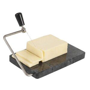 Artreestry Handmade Marble Cheese Slicer with Replacement Wires